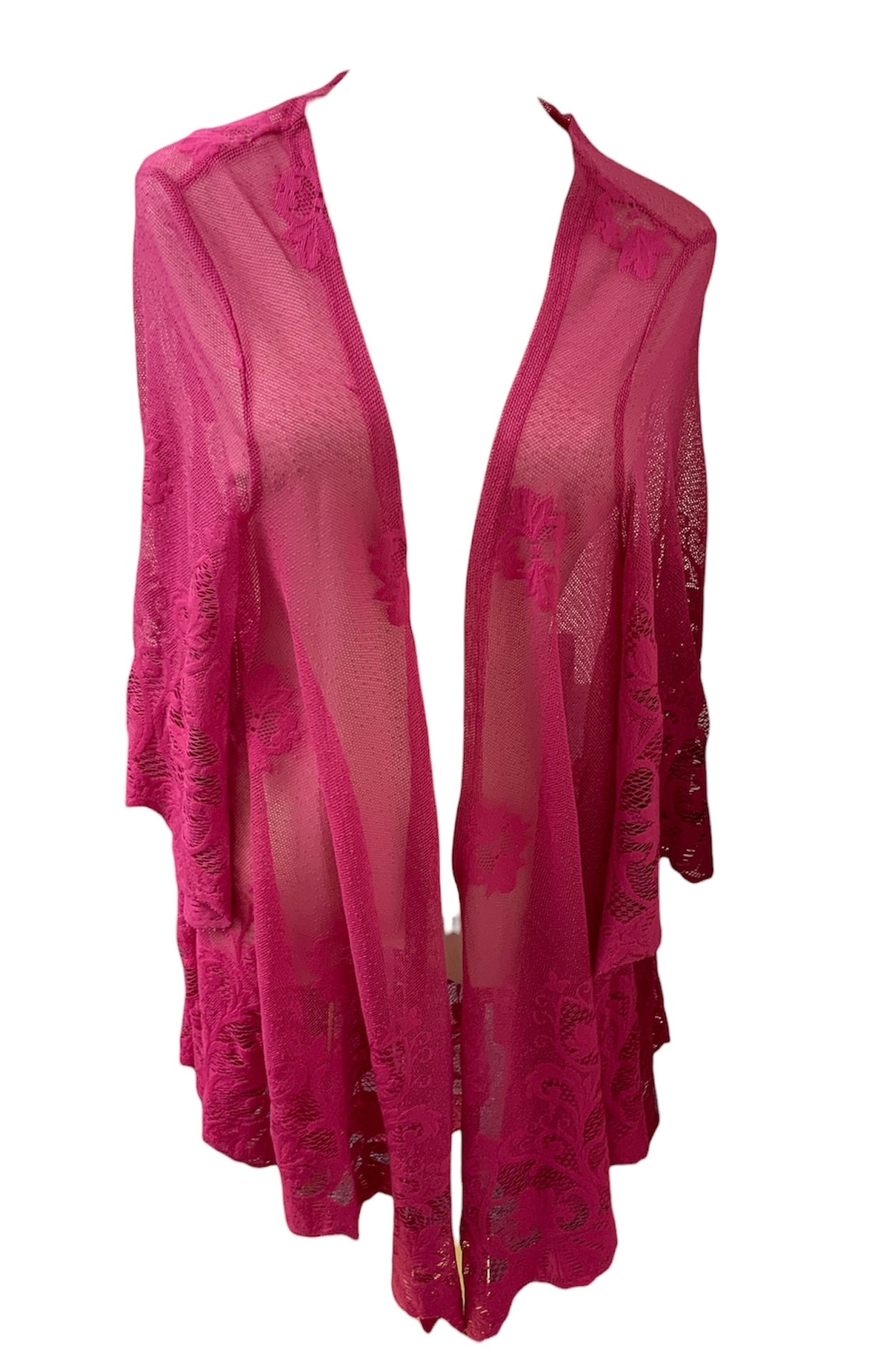 Blue Rain Jr Pink Kimono M