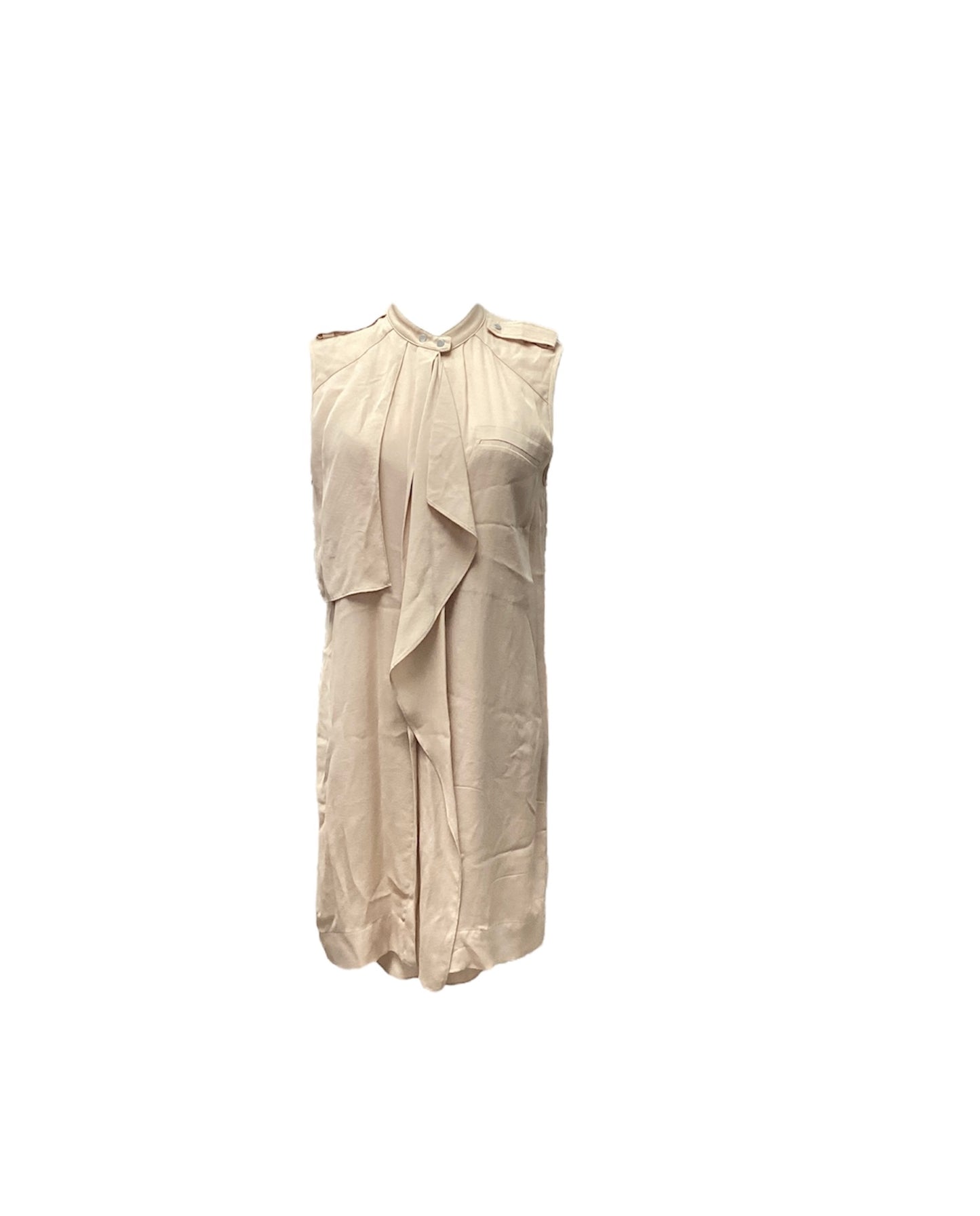 ALC Women's Dress Silk Beige 0