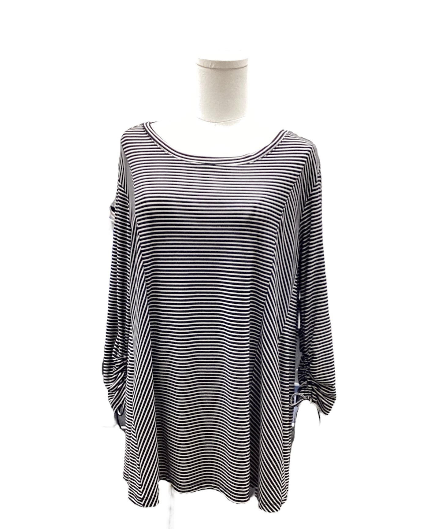 Women's Jersey Stripe Top 1X