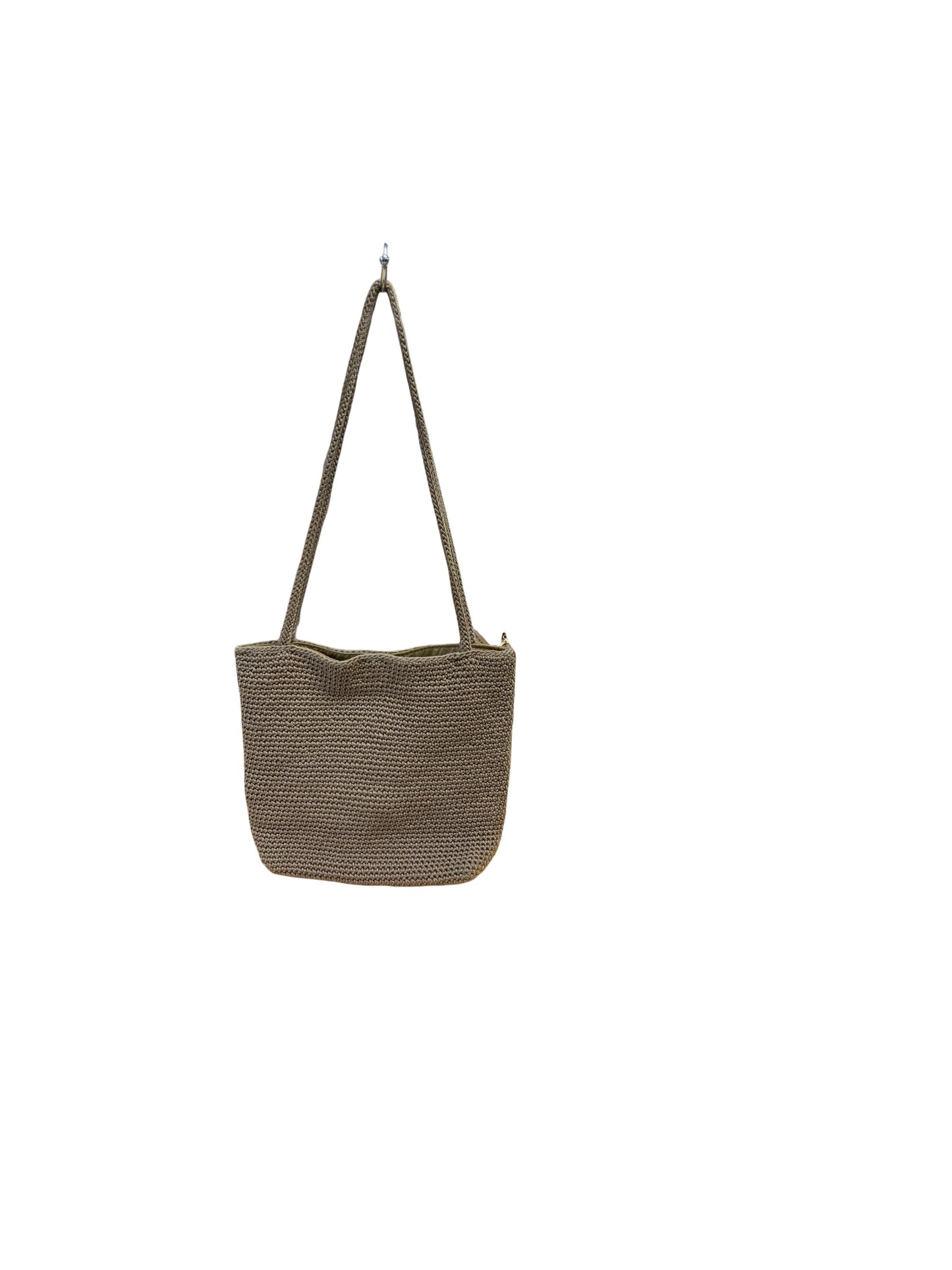 The Sack Crochet Beige Bag