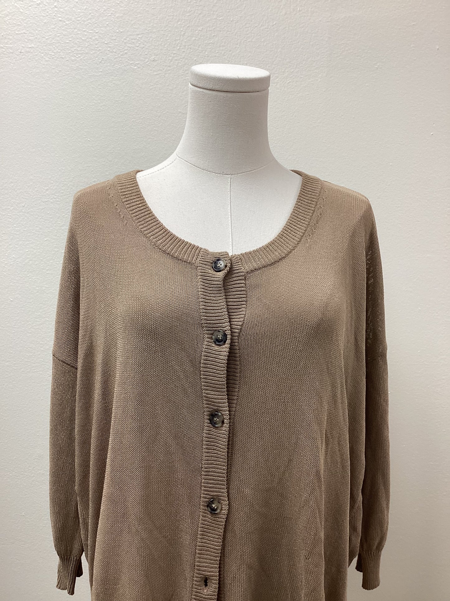 Theory Womens Cardigan Brown Size S