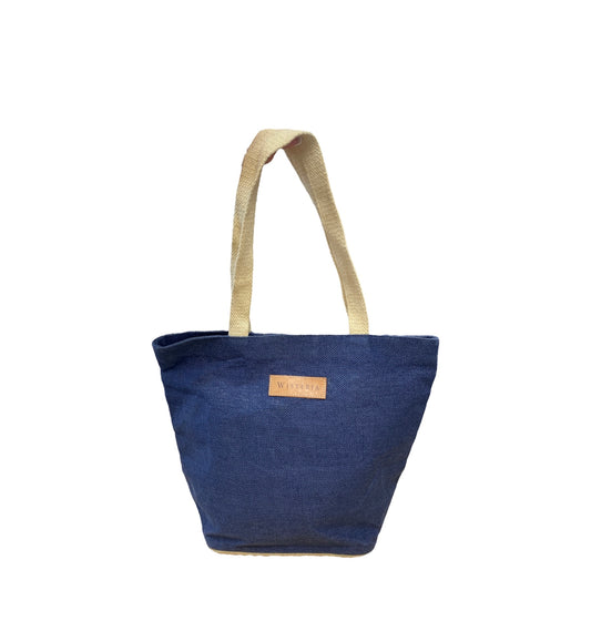 Wisteria Jude Navy Tote Bag