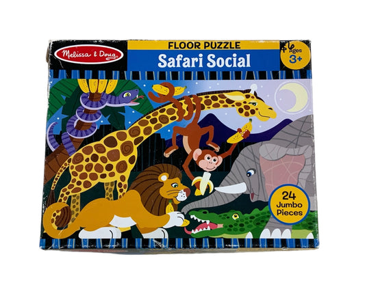 Melissa & Doug Safari Floor Puzzle 24 Pc.