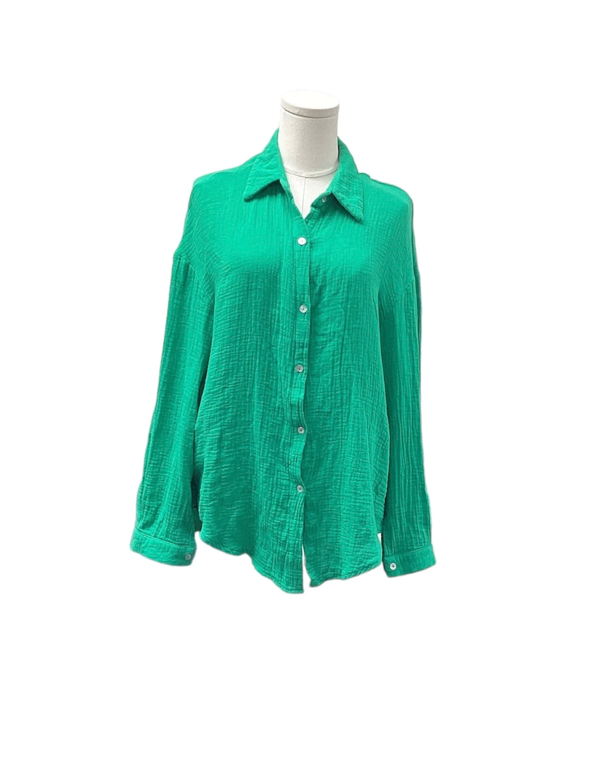 Women's Blouse Green S