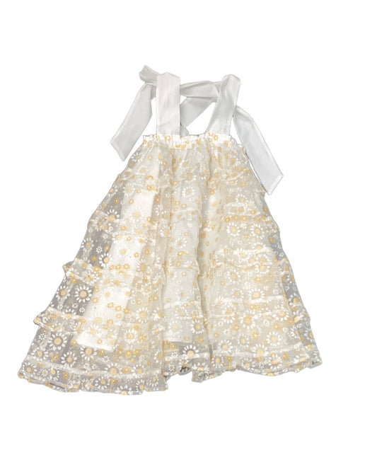 Chloe and Amelie Girls White Dress 5