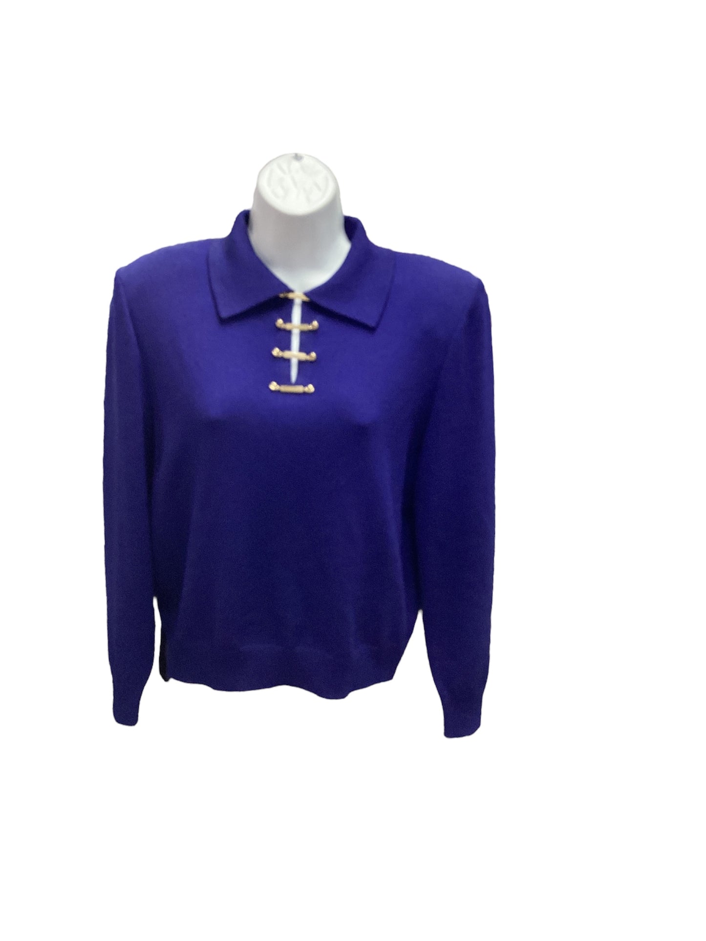 St John Women's Sweater Blue M