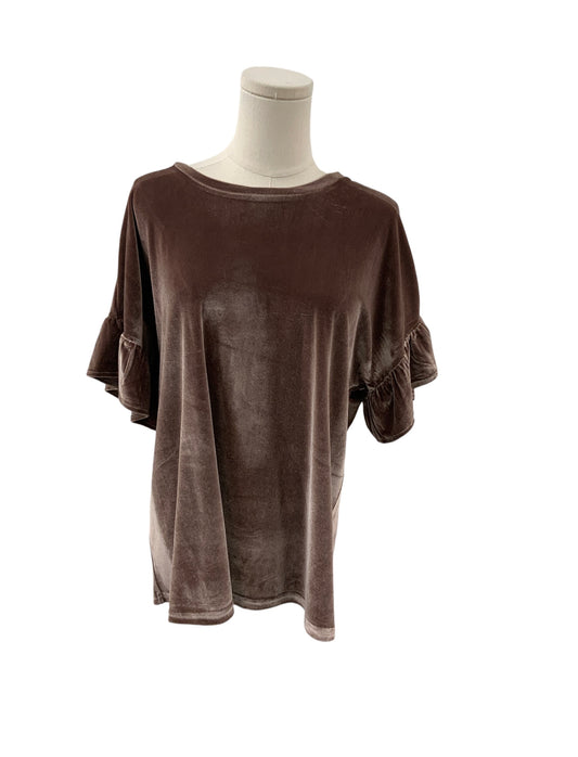 Joy Joy Women's Top Brown L