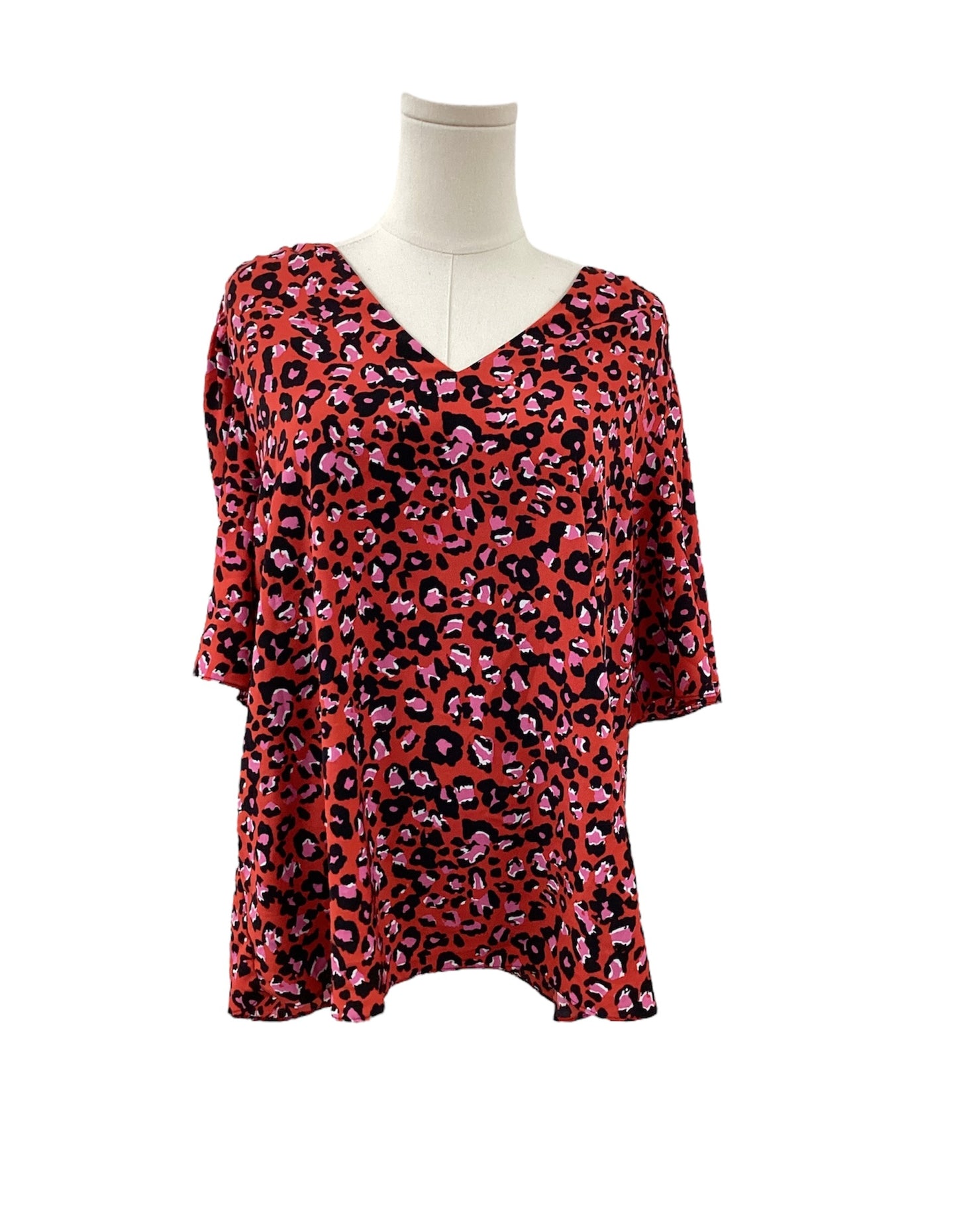 Jade Women's Blouse Red Xl