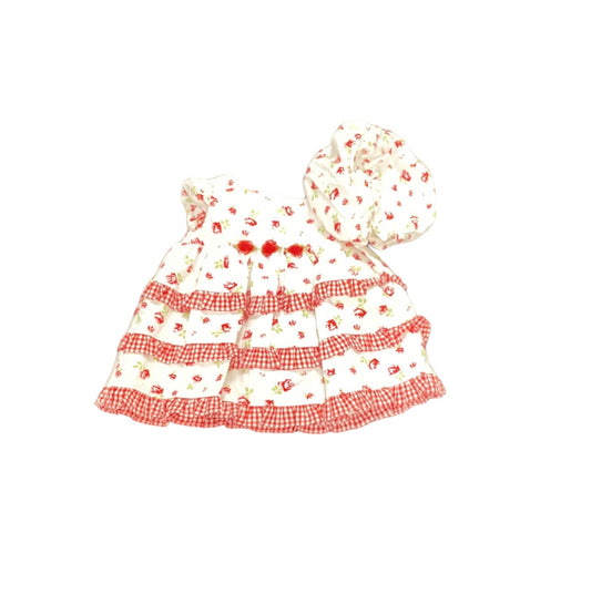 Sweet Heart Rose Baby 2 Piece Set Red 3/6