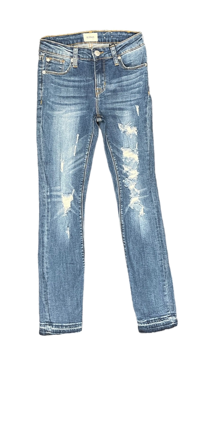 NWT Hudson Girl's Jean BLue 14 Crop