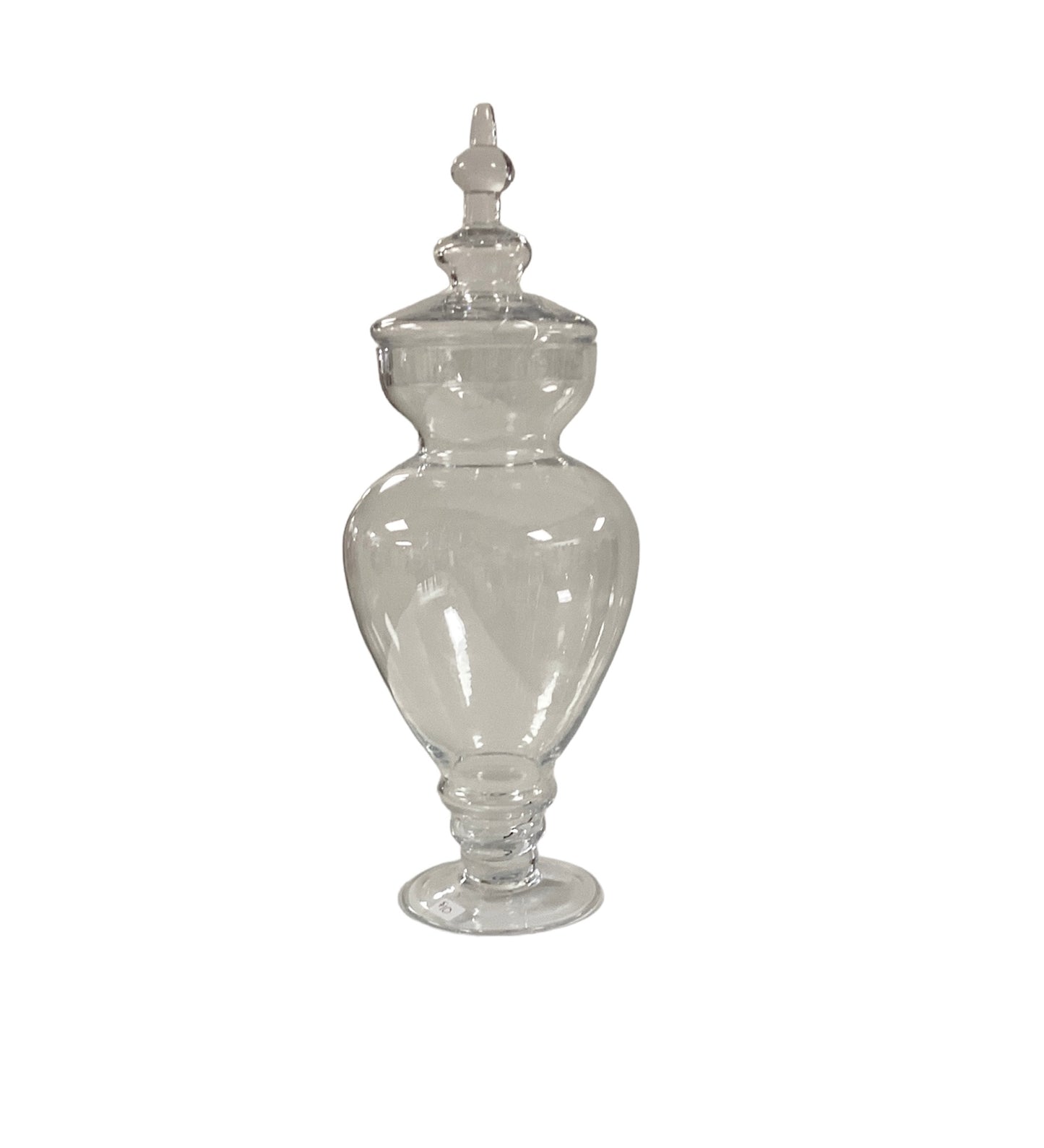 Glass Footed Candy Jar 16"