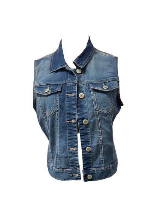 Wax Jean Women's Denim Vest M