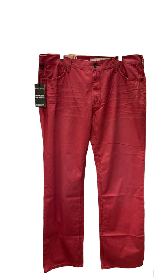 NWT DKNY Men's Pants Red  40x32