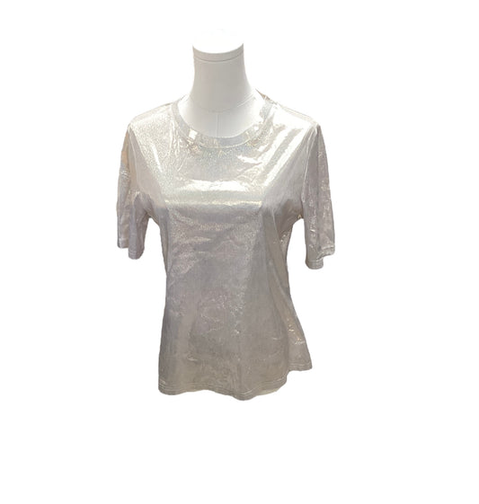 Women's Shirt Cream Shiny S