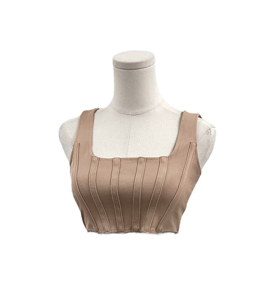 Forever 21 Jr Crop Top Beige S