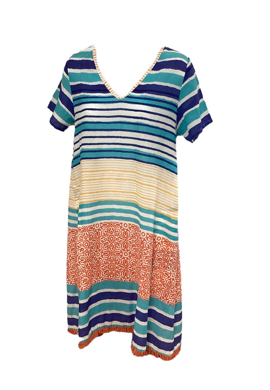 LulaLife Women's Dress Stripe XS