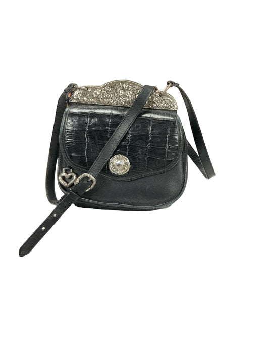 Brighton Vintage Black Crossbody Purse