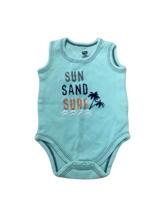 HB Boys Turquoise Onesie 0-3m