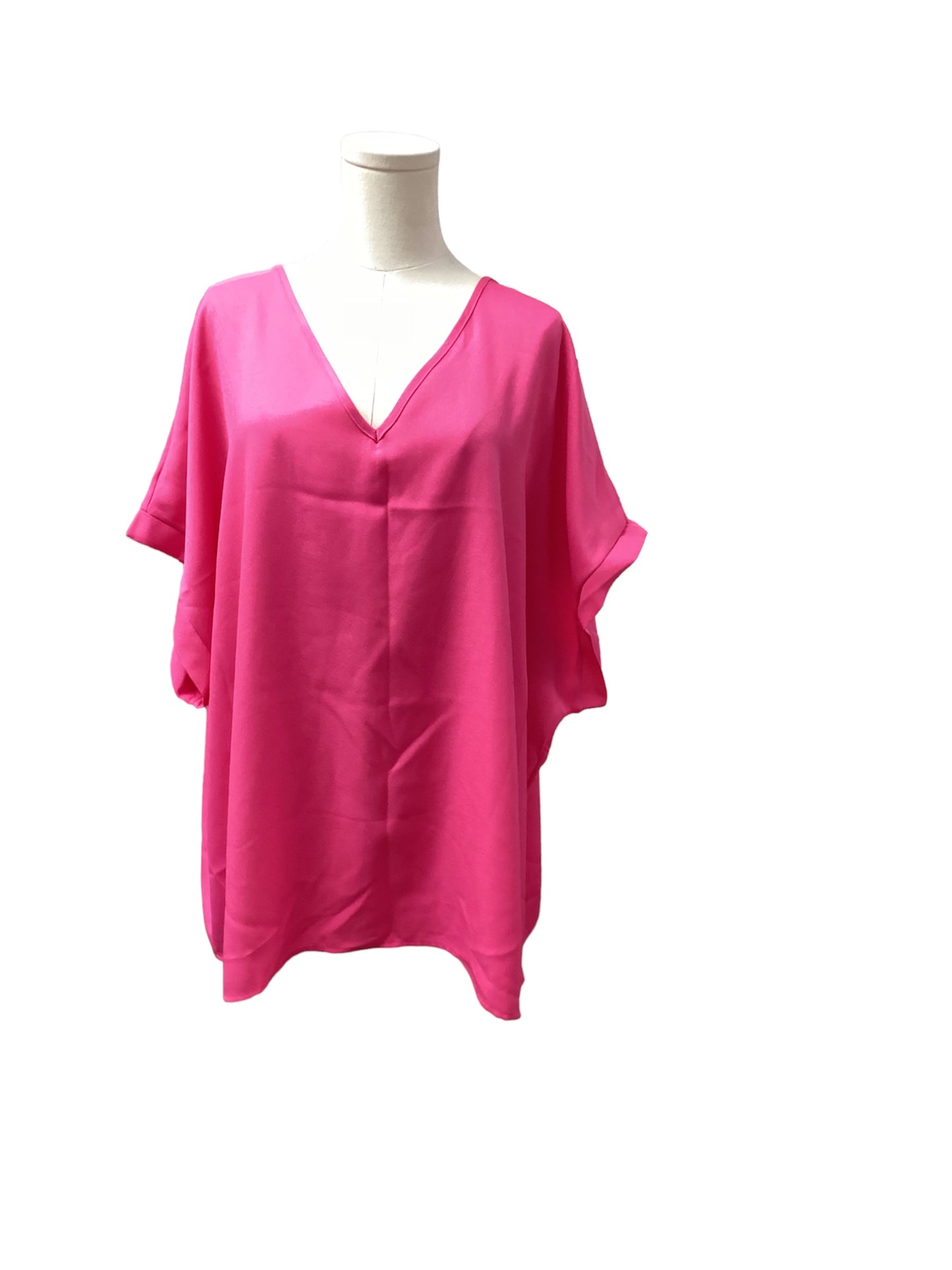 Shein Women's Top Hot Pink 4XL