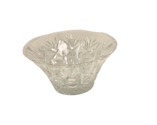 Crystal Flare Rim Bowl 7"