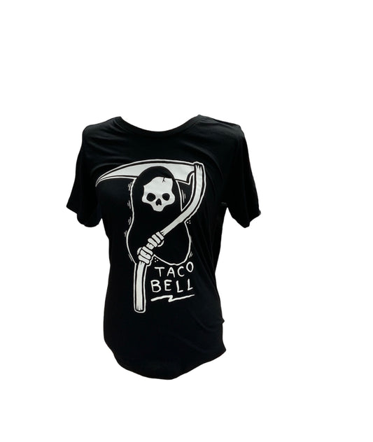 Taco Bell Skeleton Tee XS Black