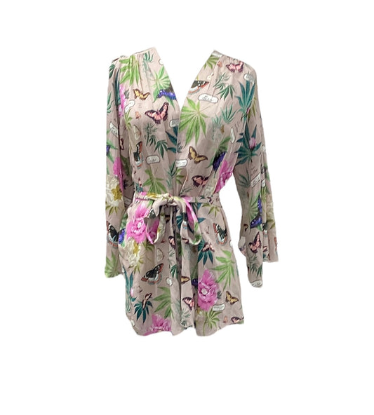 NWT Fleur Du Mal Women's Wrap Robe/Tunic S