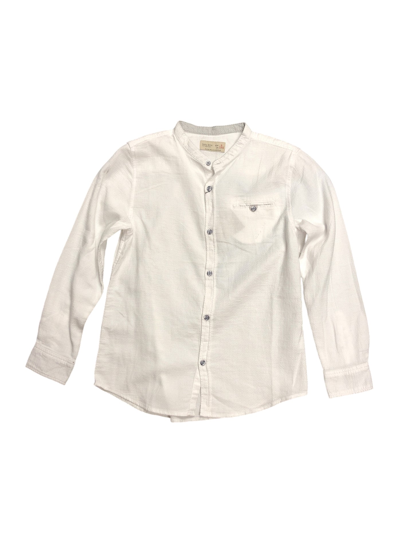 NWT Zara Boys Shirt White 9