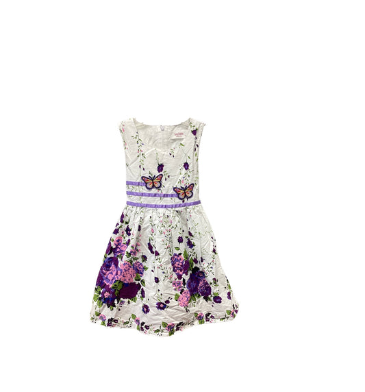 Sunny Fashion Floral Kid's Dress 4/5