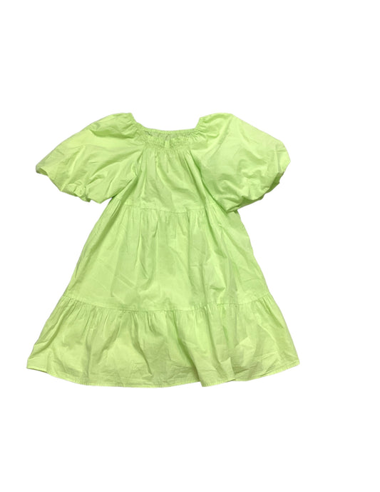 Zara Girls Lime Green Dress 13-14