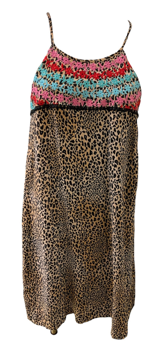 Savanna Jane Animal Print Dress M