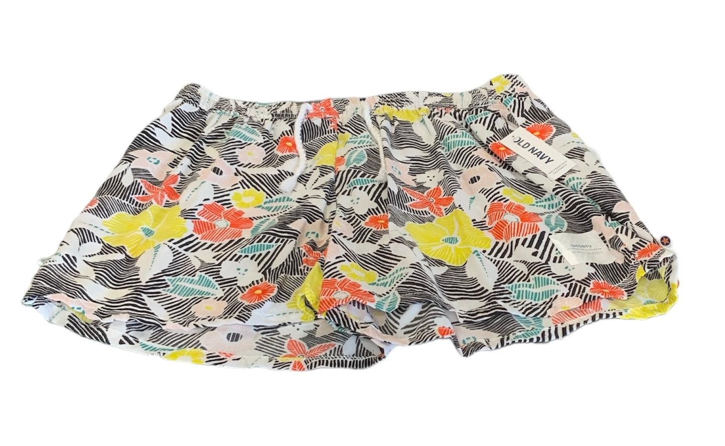 Old Navy Girls Floral Swim Shorts XL(14)