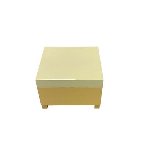 Yellow Lacquer Jewelry Box