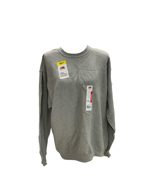 NWT Fruit of The Loom Men's Sweatshirt L Gray