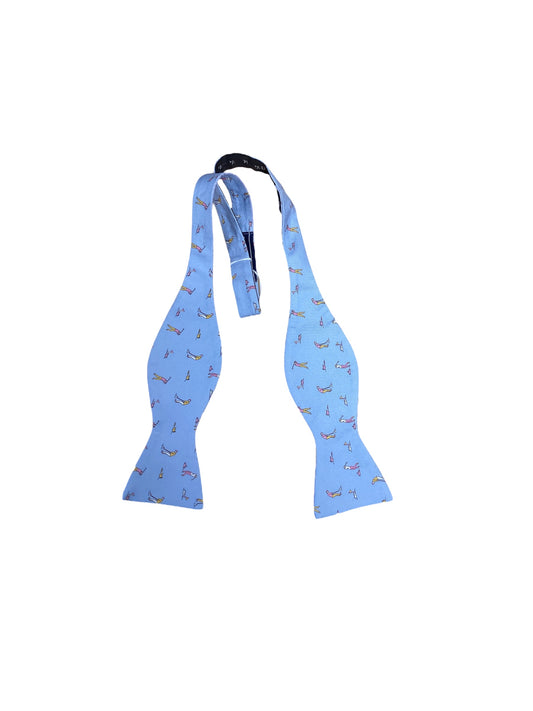 NWT Lazyjack Press Blue Bow Ties