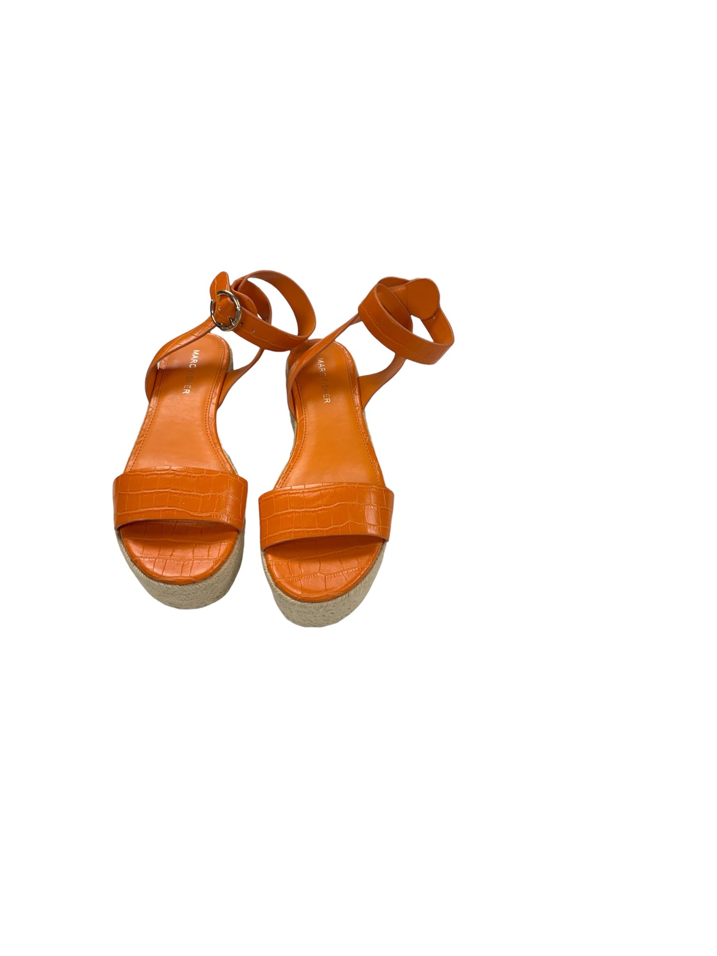 Marc Fisher Orange Sandals 6.5