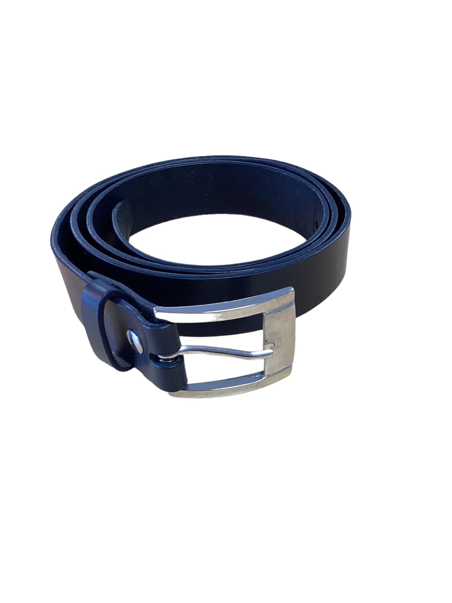 Embrazio Black LeatherMen's Belt 44