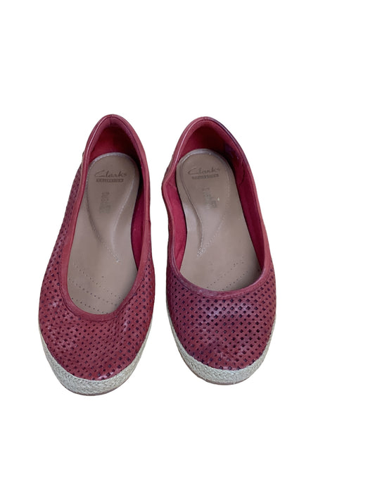 Clarks Red Flat 7