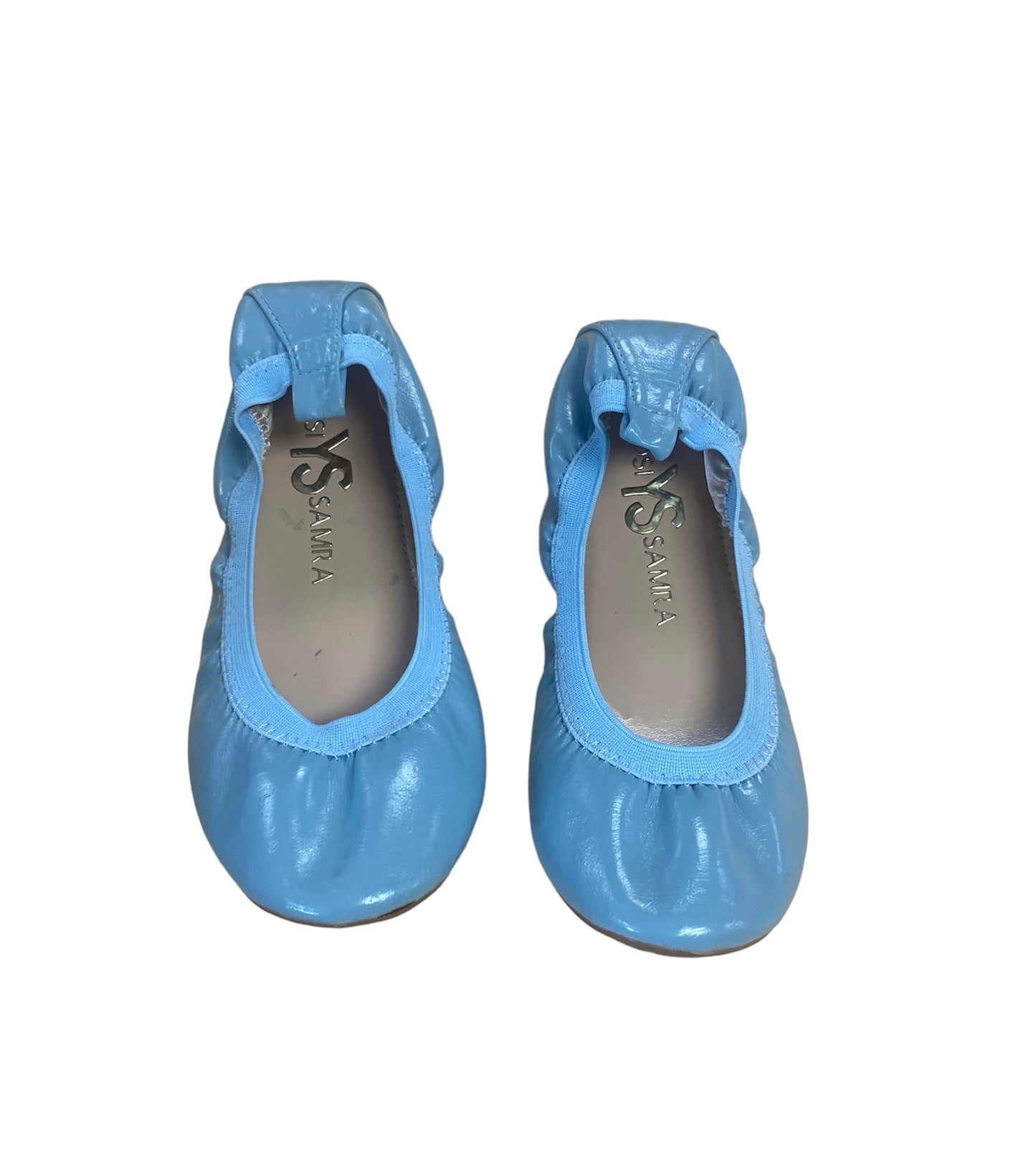 Yosi Samra Blue Ballet Flat 2