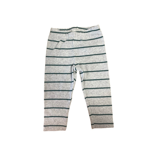 Carter's Green Stripe Pants 12M