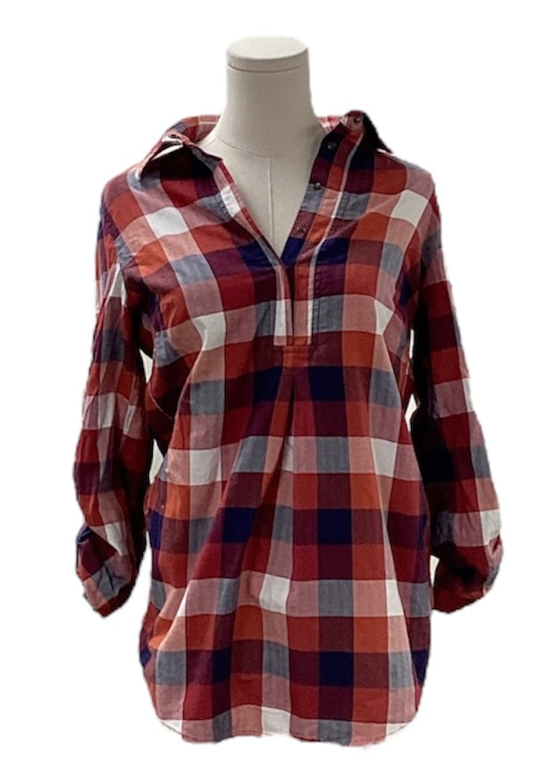 Tyler Boe Women's Plaid Shirt XS