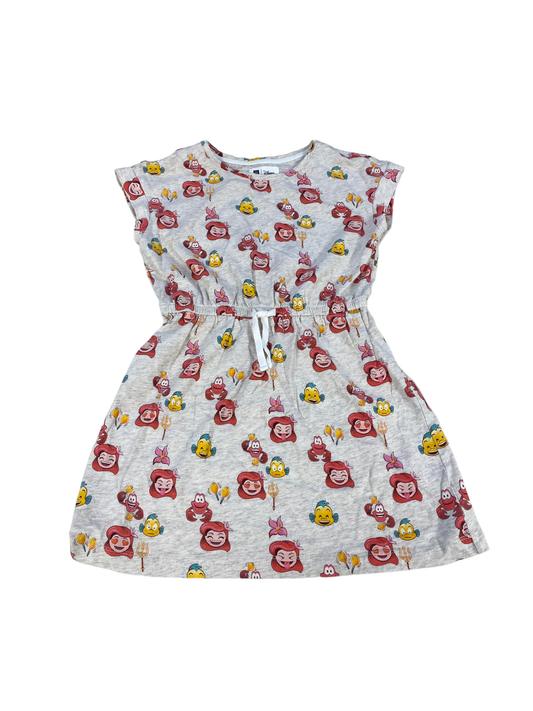 Gap Disney Kids Dress Beige/The Little Mermaid Characters Size M Plus